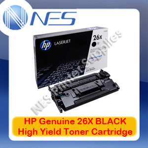 HP Genuine #26X BLACK High Yield Toner Cartridge for LaserJet Pro MFP M402/M402dn/M402dw/M402n/M426/M426fdn/M426fdw [CF226X] 9K